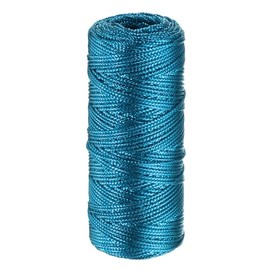 HARFINGTON Cuerda metálica de 328 pies, cuerda azul de 1,5 mm, hilo de rosca para manualidades, envoltura de regalos, decoración de Navidad, etiqueta 