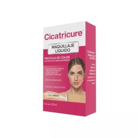 Cicatricure Maquillaje liquido Tono Medio 30 ml