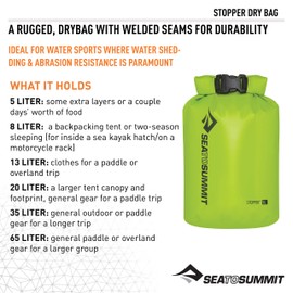 Sea to Summit Stopper Dry Bag 5L Green