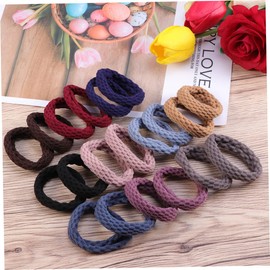 FOMIYES 20pcs Girl Hair Accessories Women Elastic Hair Band Ponytail Holders Non-damaging Elastic for Gentle Hold Random Color