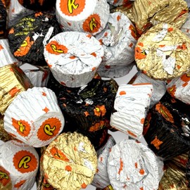 Miniature Cups Assortment-Individually Wrapped 1.5 lbs-White, Dark, and Milk Chocolate Filled With Creamy Peanut Butter That Melts In Your Mouth(24 oz)