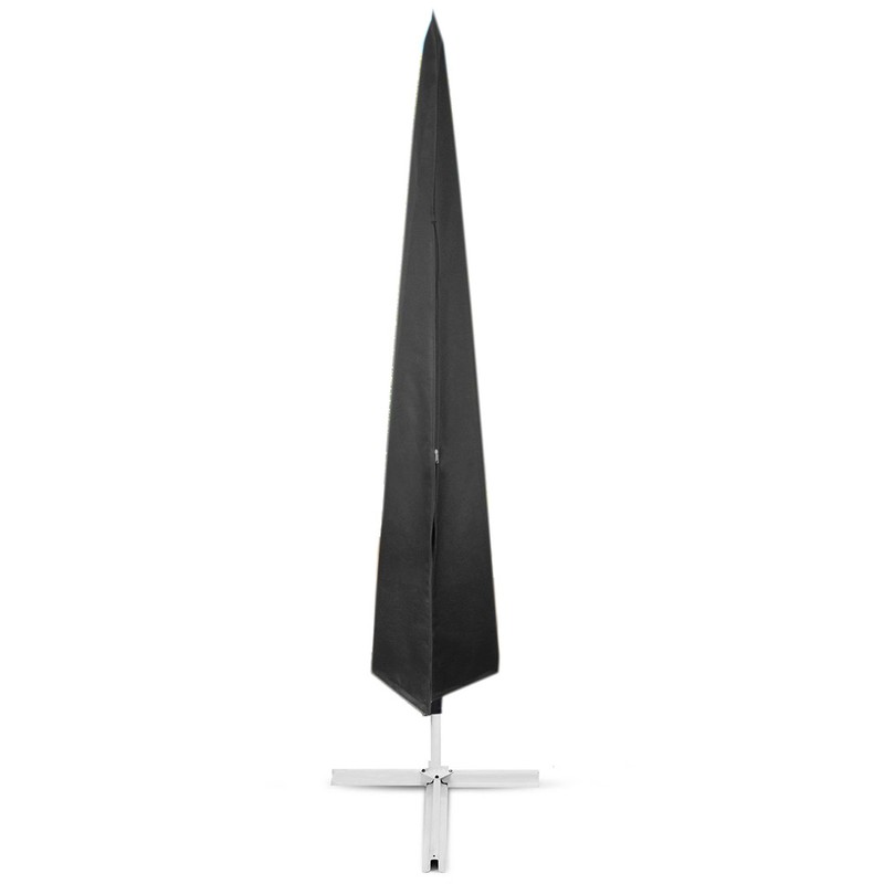 Parasol Cover Large Cantilever Waterproof Dustproof Umbrella Cover Black