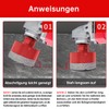 SUQIN Diamant Fliesenbohrer 100mm,M14 Gewinde Winkelschleifer Diamantbohrer Lochsäge zum Bohren
