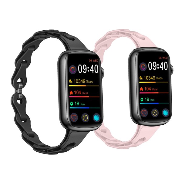 Compatible for FITVII Smart Watch Bands, 16mm, 20mm, 22mm Elastic