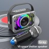 Fahgaer Bluetooth Speaker for Home Outdoor Singing, Portable Bass Wireless