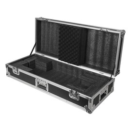 Sound Town Plywood 49-Note Keyboard ATA Flight Case, with Recessed Handles and Latches, High-density Foam Interior (STRC-KB49W)