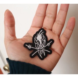 Unbranded Metallica Scary Guy Tiny Patch Small Patch for Hat or Bag Mini Patch