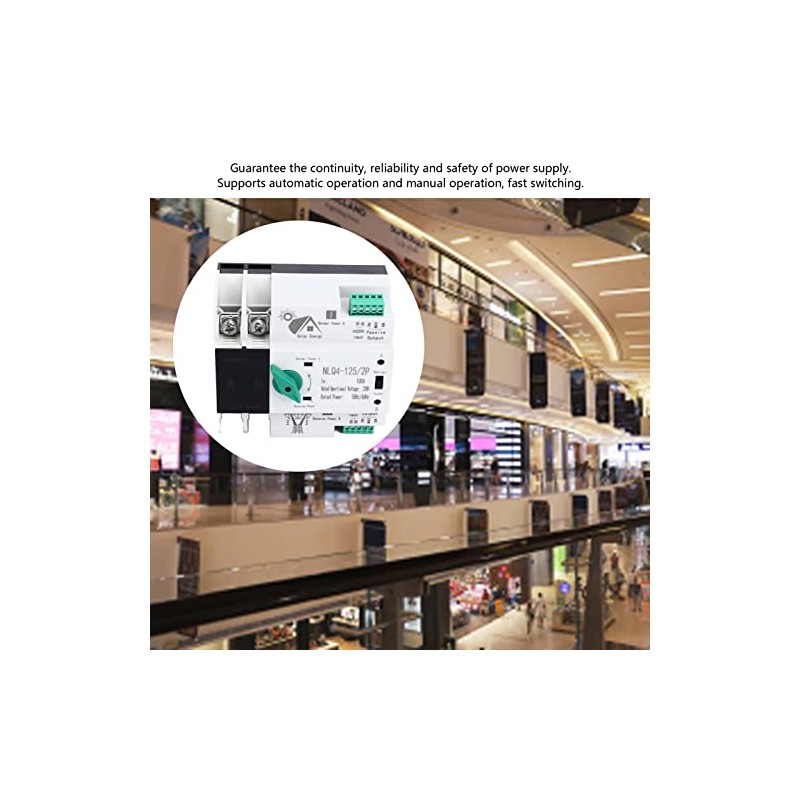 Zerone Power Transfer Switch, Dual Power Transfer Switch 100A Dual