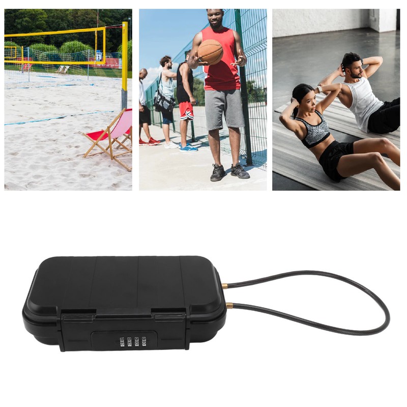 Portable Security Case Waterproof Rustproof Combination Security Key Lock Box