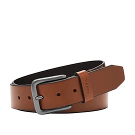 Fossil Men's Brown Leather Belt, Brody Brown, 32