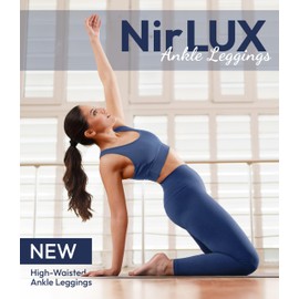 Nirlon NirLUX Womens Leggings - Womens High Waisted Leggings for Gym & Yoga, Butter Soft Leggings for Women (8 26", Navy)