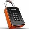 Locker Padlock with 4-Digit Code for Gym, School, Home, Work