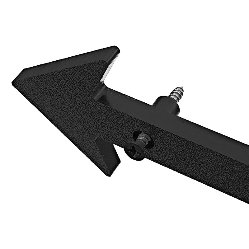 GoHomeNumbers Plastic Arrow Sign, 6 inches long with hardware included,