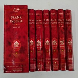 ★ For Purifying ★ HEM Incense Stick Hexa Pack Frankincense Incense, 6 Boxes (20 Pieces)