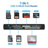 USB 3.0 Card Reader, 7-in-1 Memory Card Reader for SD/SDXC/SDHC/Micro