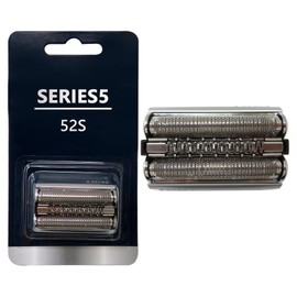 New Version 52S Economical Shaver Foil&Cutter Head Replacement for B-raun 52S Series 5 5020S, 5030,5030S,5040S,5050,5050CC,5070,5070Cc,5090CC,5748(Silver)