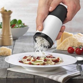 Stainless Steel Handheld Cheese Grater, 420 Grade with Removable Blade Disc, 2 Different Graters