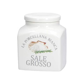PORCELLANA Conserva Covered Container 1,1 L Deco Rock Salt Gb, Nylon/A