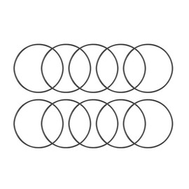 sourcing map Metric Nitrile Rubber O-Rings Seal 46 mm AD 43 mm ID 1.5 mm Width Pack of 10