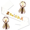 LXlucktim Teddy Bears Baby Shower Sash for Baby Shower, Mom