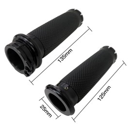 Pair of 1" Motorcycle Hand Grips for Yamaha V Star 650 XVS650 Custom 1998-2006