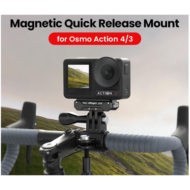 DJI Action4/Osmo Action 3 Adapter Bracket Magnetic Adapter Mount Foldable
