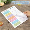 Weekly Meal Planner Notebook - 8.5x11", 50 Sheets, Magnetic, Wall-Mountable