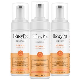 The Honey Pot Company - Feminine Wash - Herbal Infused - Sensitive Skin Types - PH Balanced Plant Based Hygiene Products - Normal - 5.51 Fluid Oz. (Pack of 3)