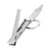 Portable Stainless Steel Nail Clipper Foldable Nail Cutter Trimmer File