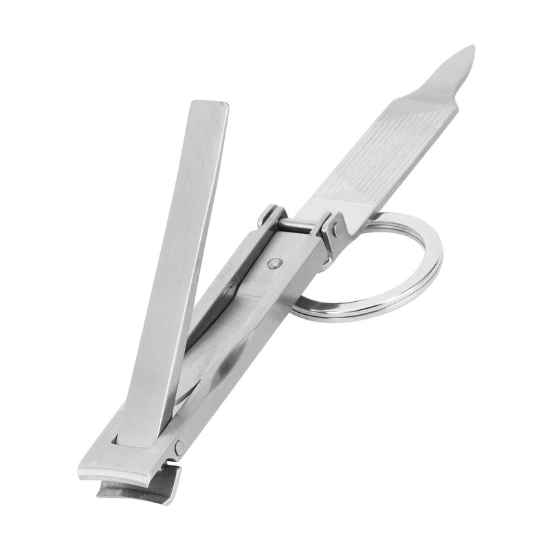 Portable Stainless Steel Nail Clipper Foldable Nail Cutter Trimmer File
