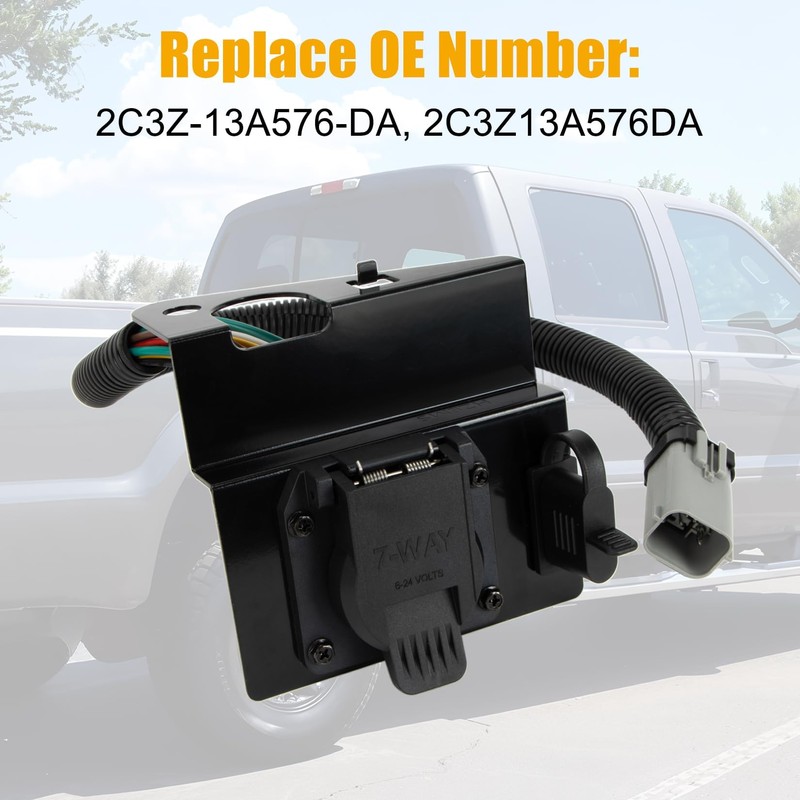 ‎2C3Z-13A576-DA Trailer Tow Wiring Harness Plug 4 & 7 Pin