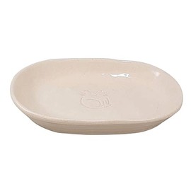 Nobby Jada Cat Ceramic Bowl, Cream/Cream, 16 x 12 x 2.5 cm, 0.10 L, 1 Piece