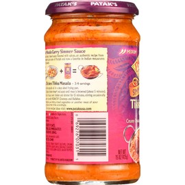 Patak's Tikka Masala Curry Cooking Sauce