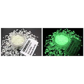 Spooky Glow in The Dark Nail Art Sequins Glitter 2g (3mm Butterflies)