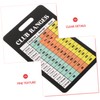 Outanaya 10pcs Golf Scorecards Golf Distance Reference Cards for Accurate