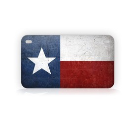 Texas State Flag Motorcycle-Sized License Plate Grunge Antique Mini Auto Tag The Lone Star State TX