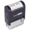 Due by Date - ExcelMark Self-Inking Rubber Stamp - A1539