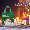 HandyX Assorted Sizes 12 pcs Non-Woven Christmas Bags with Handle,