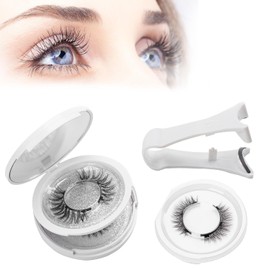 Magnetic Eyelashes with Applicator Tool Kit, 2 Pairs, Glue-free Magnetic Lash Clip, Two Styles
