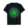 Irish Blessing Celtic Knot 4 Leaf T-Shirt, black