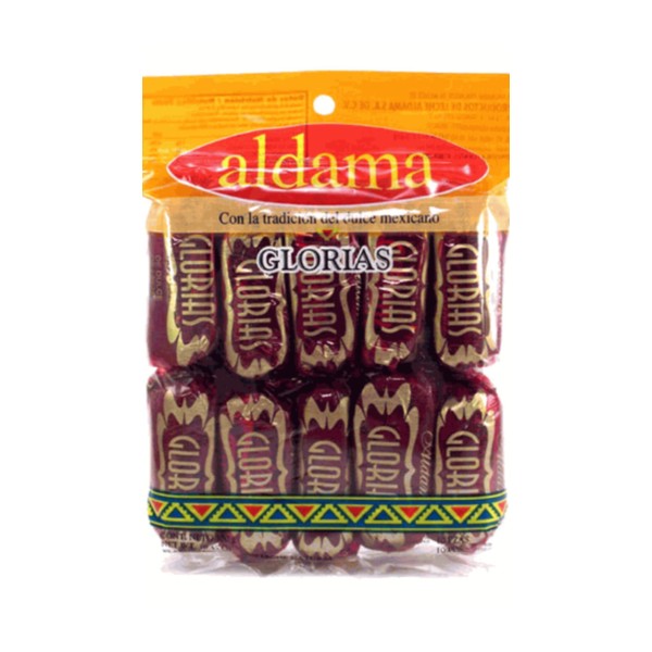 Aldama Glorias (10.5 oz)10 count. Goat Milk Caramel Candy W/ Walnuts.