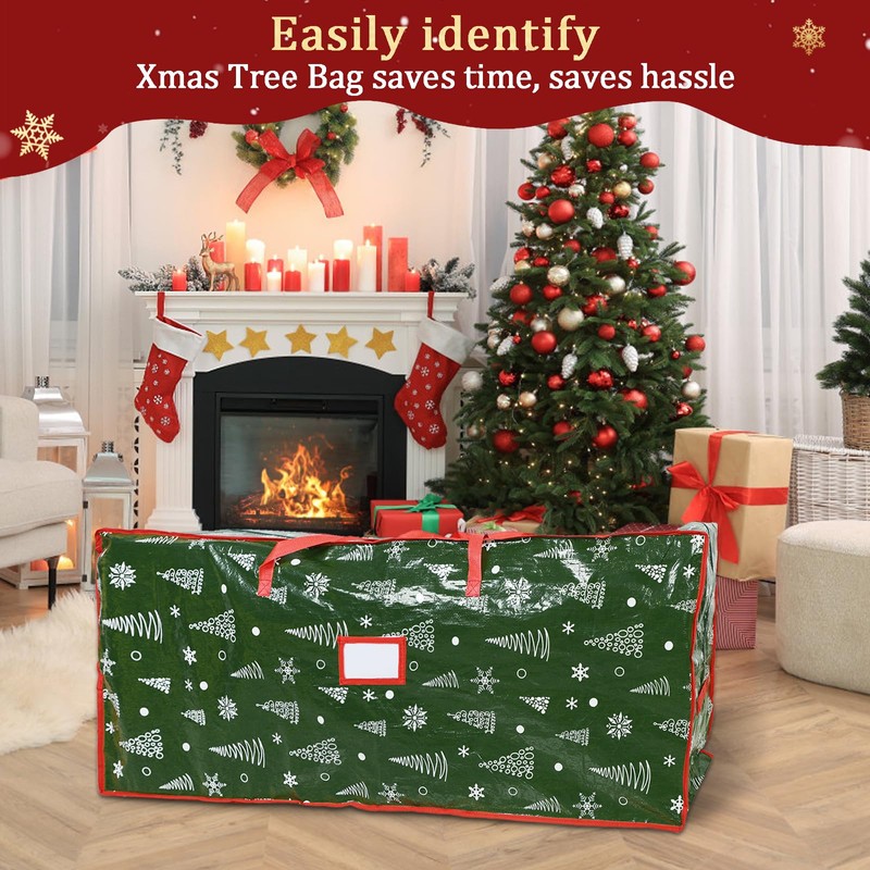 Capslpad Artificial Christmas Tree Storage Bag 7.5 Ft Xmas Holiday