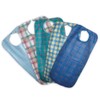 ComfortCare Heavy Duty Re-Usable Adult Bib/Apron Blue Plaid