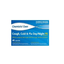 Chemists' Own Cough, Cold & Flu Day/Night PE Cap X 48