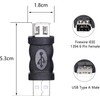 baolongking Firewire IEEE 1394 6P Pin Female to USB Male