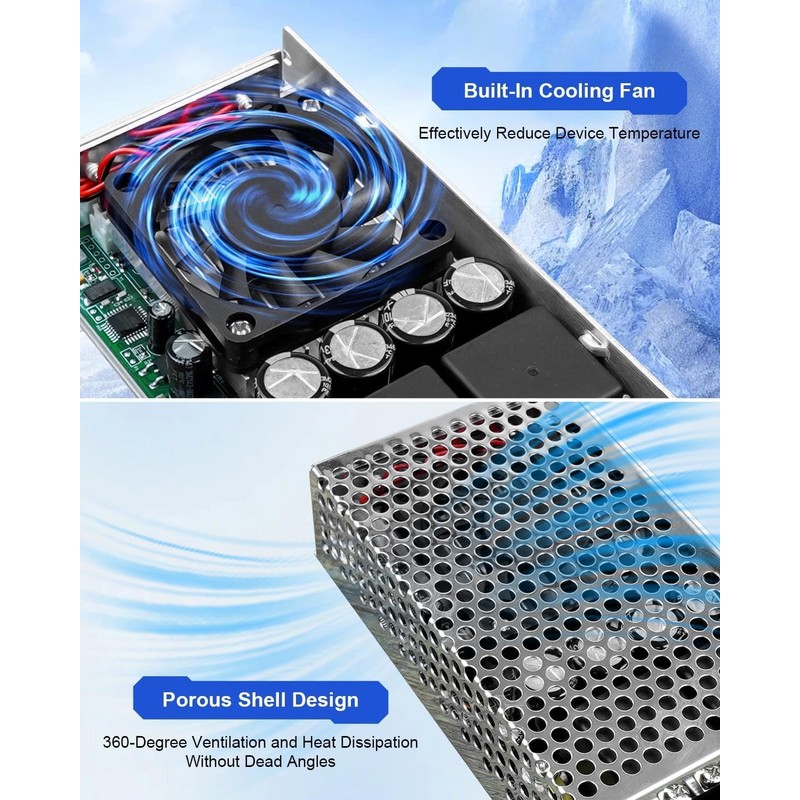 DC Motor Speed Controller, PWM Motor Speed Controller, 10-50V 100A