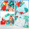 Jeyiour 4 Pcs Mens Hawaiian Shirts Unisex Tropical Short Sleeve