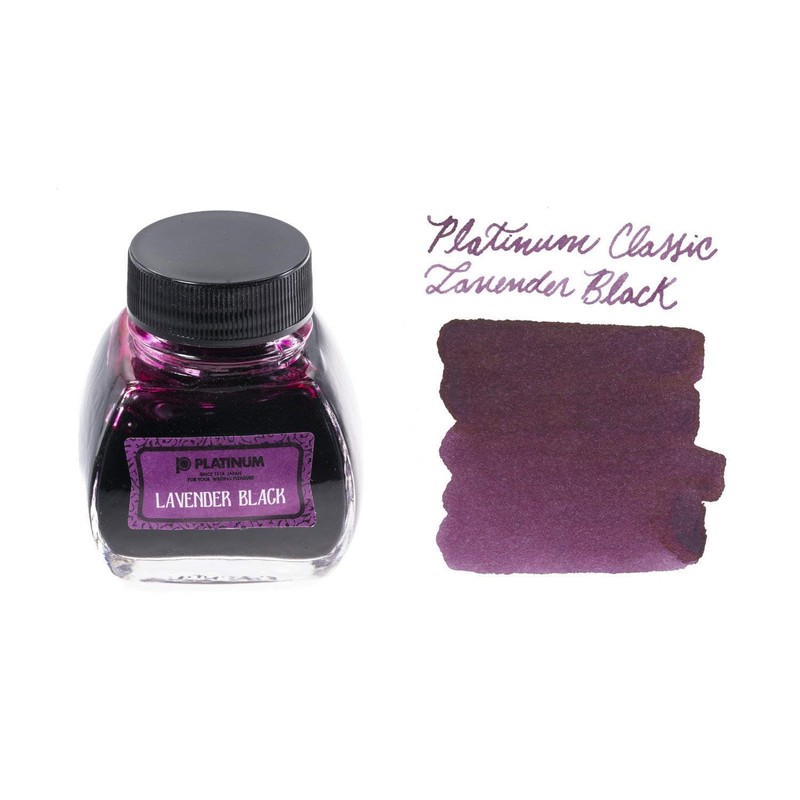 Platinum Fountain Pen, Bottle Ink, Classic 86, Lavender Black, INKK-2000-86