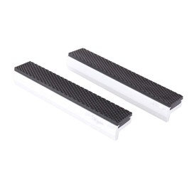 Universal Vise Jaw, 1Pair 3-6Inch Aluminum Alloy Rubber Soft Vice Jaws with 4 Drawer Type Strong Magnet Blocks,Non-Slip, for Any Metal Vice