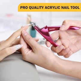 BEZOX Sharp Blade Acrylic Nail Clipper, Professional and High Precision Nail Tip Cutters, False Nail Cutter for Nail Tips
